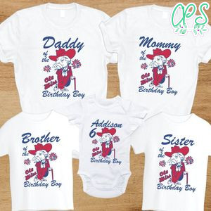 Ole miss Family Birthday Party T-Shirt