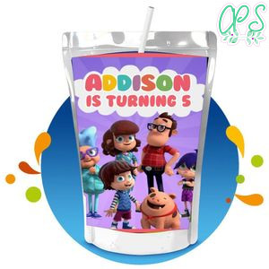 Kazoops Capri Sun Birthday Labels Digital File Printable Instant Download