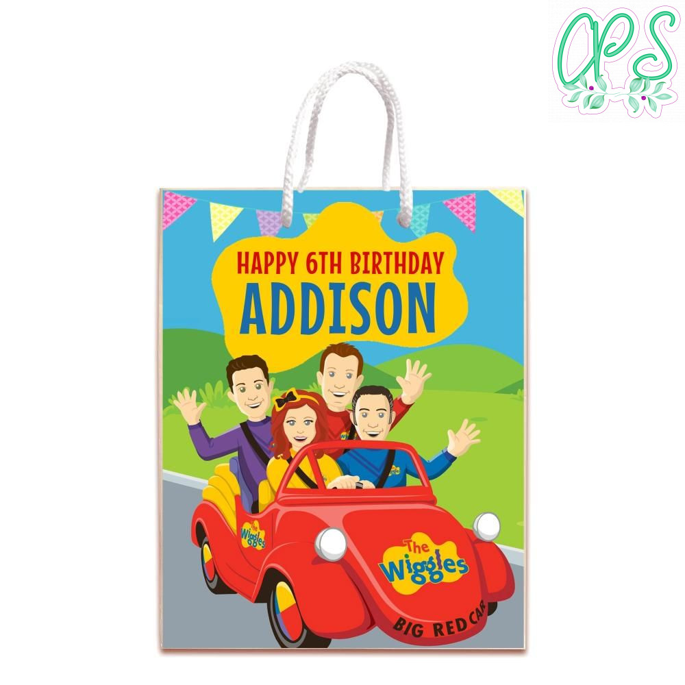 Wiggles Gift Bag Label Template Printable DIY | CustomPartyShirts
