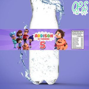 Kazoops Bottle Label Birthday Water Bottle Label Template to Print at Home Instant Download