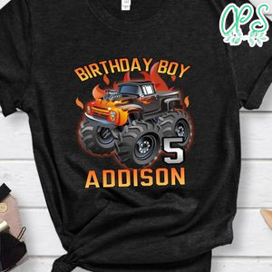 Monster truck Birthday Boy T-Shirt