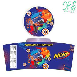 Nerf Cotton Candy Label Template To Print At Home Instant Download