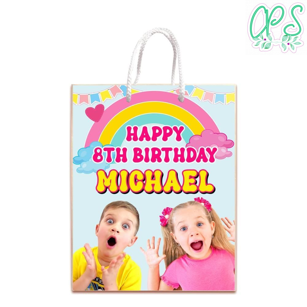 Diana And Roma Gift Bag Label Template Printable Instant Download