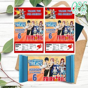 Fairy tail Rice Krispies Treats Template Printable Instant Download