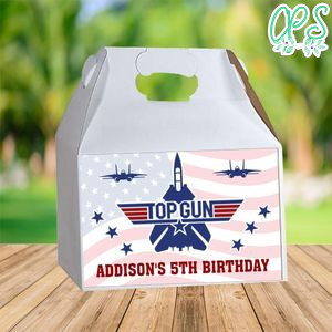 Top Gun Gable Box Digital File Printable Instant Download
