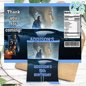 The Creator Birthday Party Chip Bag Digital File Printable Instant Download