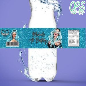 Karol G Birthday Water Bottle Label Template to Print at Home Instant Download
