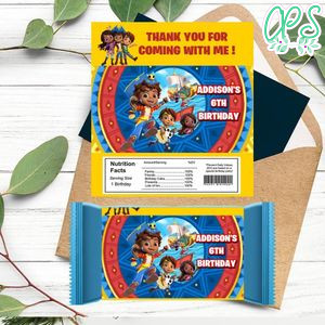 Santiago of the Seas Candy bar Label Customizable Template Instant Download