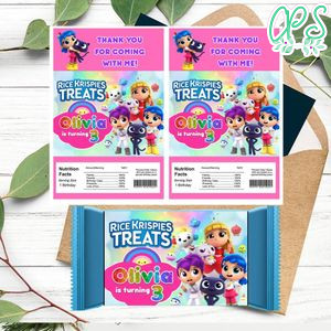 True and the Rainbow Kingdom Rice Krispies Treats Template Printable Instant Download