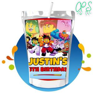Monkie kid Capri Sun Birthday Labels Digital File Printable Instant Download