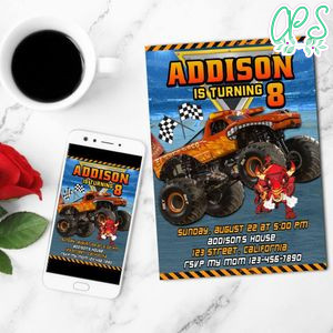 El Toro Loco Mobile Invite Customizable Template Instant Download