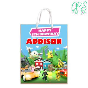 Adopt Me Gift Bag Label Template Printable Instant Download