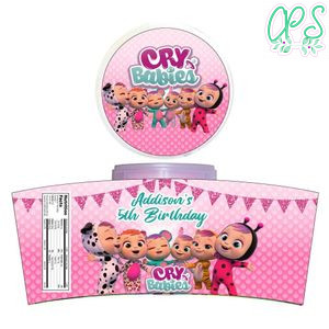 Cry Babies Cotton Candy Label Template To Print At Home Instant Download