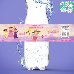 Pinkalicious Birthday Water Bottle Label Template To Print At Home Instant Download
