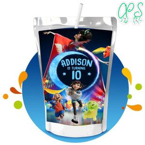 Over the moon Capri Sun Birthday Labels Digital File Printable Instant Download