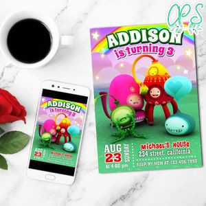 Buddi Invitation Customizable Template to Print at Home Instant Download