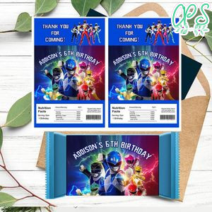 Power rangers Rice Krispies Treats Template Printable Instant Download