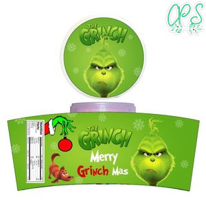 Grinch Cotton Candy Label Template To Print At Home Instant Download