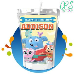Chico bon bon Capri Sun Birthday Labels Digital File Printable Instant Download