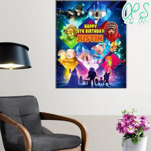 Sing 2 Birthday Poster Digital File Printable Instant Download