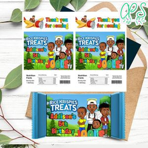 Jools tv Rice Krispies Treats Template Printable Instant Download