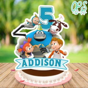 Arpo Birthday Cake Topper Template Printable Instant Download