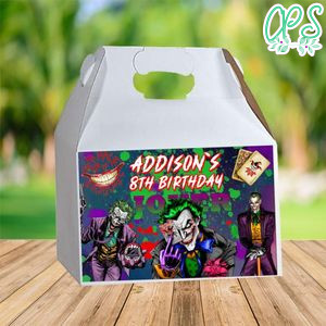 Joker Gable Box Digital File Printable Instant Download