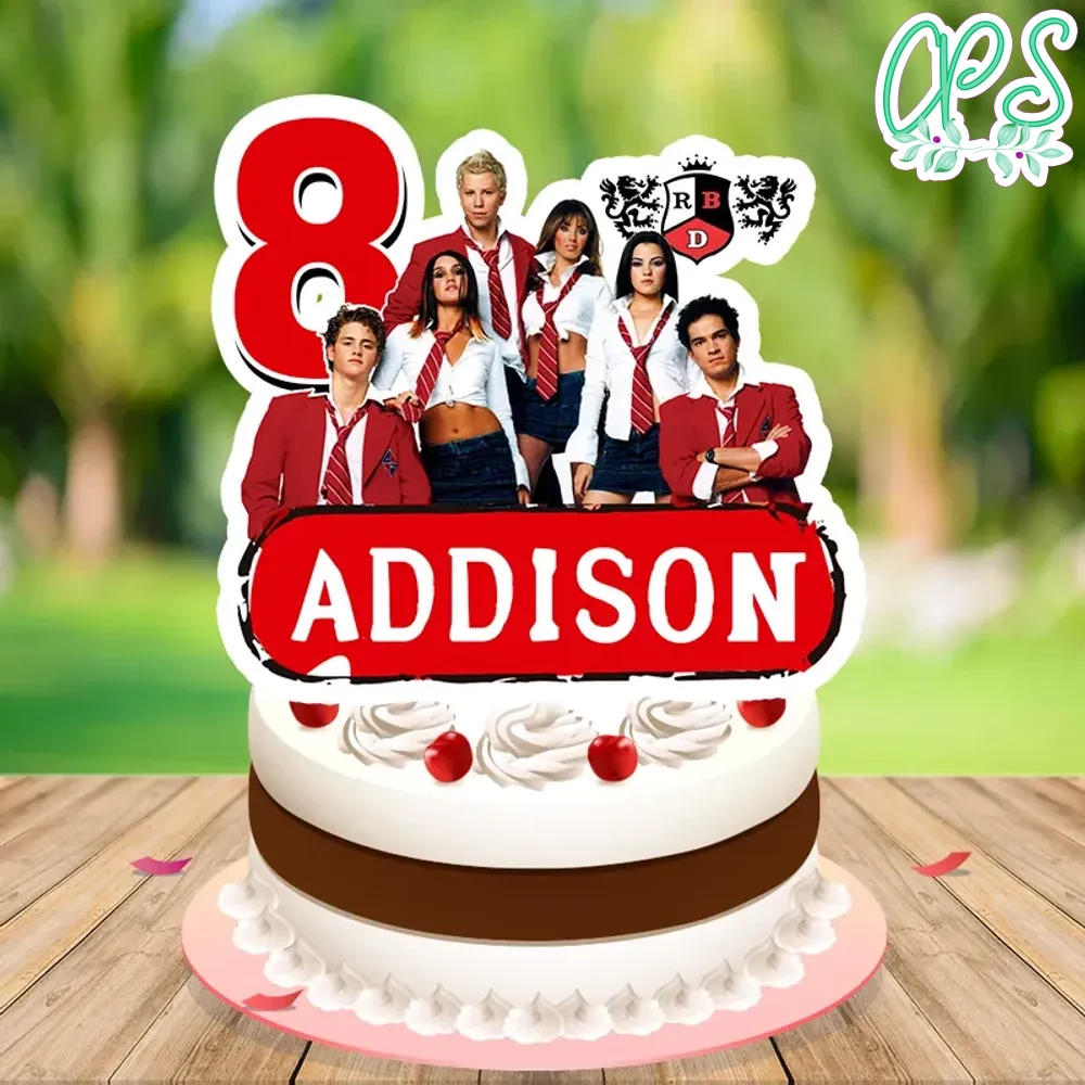 Rebelde Way Birthday Cake Topper Template Printable | CustomPartyShirts ...