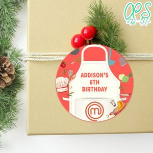 Masterchef Circle Sticker Template Customizable To Print At Home Instant Download