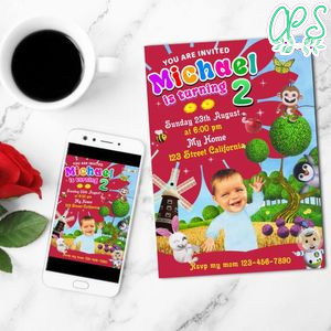 Baby jake Birthday Invitation Customizable Template to Print at Home Instant Download