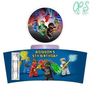 Ninjago Cotton Candy Label Template To Print At Home Instant Download