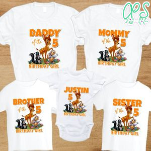 Bambi magic world Birthday Family Trip Vacation PNG file template