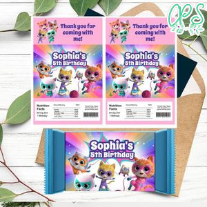 Super Kitties Rice Krispies Treats Template Printable Instant Download