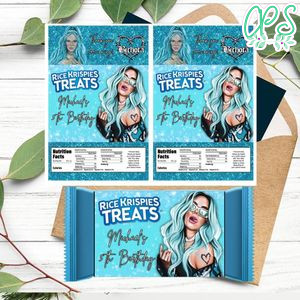 Karol G Rice Krispies Treats Template Printable Instant Download