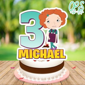 Nina needs to go Birthday Cake Topper Template Printable Instant Download