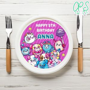 Pikmi Pops Birthday Plate Template Customizable To Print At Home Instant Download