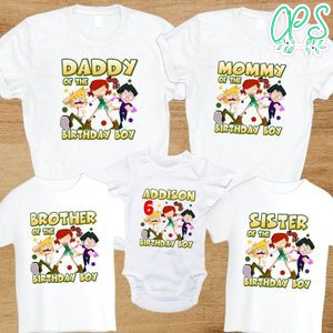 The green squad Family Birthday T-Shirt