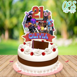 Early 2000s Cake Topper Template Printable Instant Download