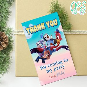 Tots Thank You Tag Customizable Template To Print At Home Instant Download