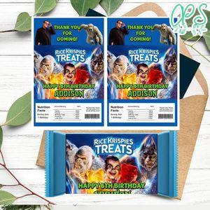 Goosebumps Rice Krispies Treats Template Printable Instant Download
