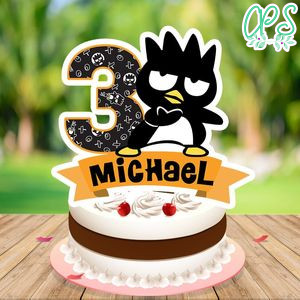 Badtz Maru Cake Topper Template Printable Instant Download