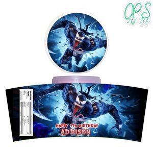 Venom Cotton Candy Label Template To Print At Home Instant Download