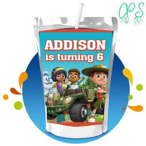 Ranger Rob Capri Sun Birthday Labels Digital File Printable Instant Download