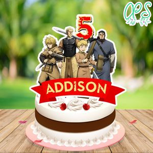 Vinland saga Cake Topper Template Printable Instant Download