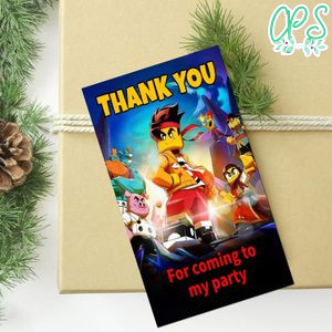 Monkie Kid Thank You Tag Customizable Template To Print At Home Instant Download