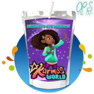 Karma's world Capri Sun Birthday Labels Digital File Printable Instant Download
