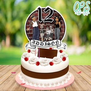 Cholo Cake Topper Template Printable Instant Download