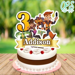 My knight and me Cake Topper Template Printable Instant Download