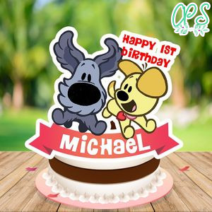 Woezel & pip Cake Topper Template Printable Instant Download