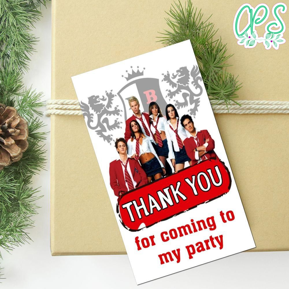 Rebelde Way Thank You Tag Customizable Template To Print At Home Instant Download